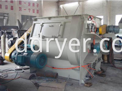 Double Shaft Horizontal Paddle Mixing Equipment for Detergent Powder